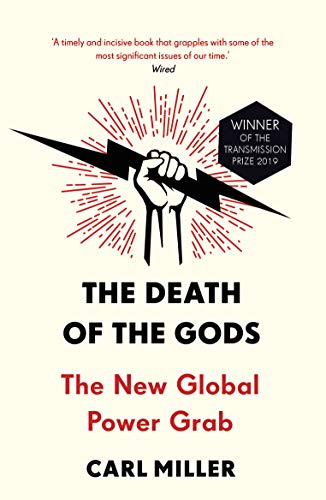 Book cover: fist holding a lightning bolt over red and black text.