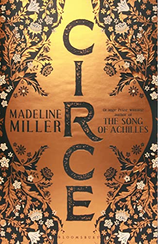 Book cover for "Circe" by Madeline Miller with floral design.