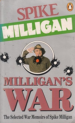 Book cover: "Milligan's War" with Spike Milligan in military attire.