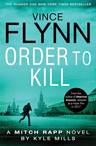 Book cover: "Order to Kill" by Vince Flynn, featuring St. Basil's Cathedral.