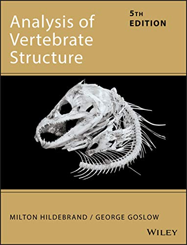 Book cover: "Analysis of Vertebrate Structure" featuring a reptile skull.