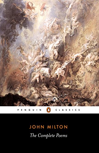 Book cover: “The Complete Poems” by John Milton, with a baroque painting.