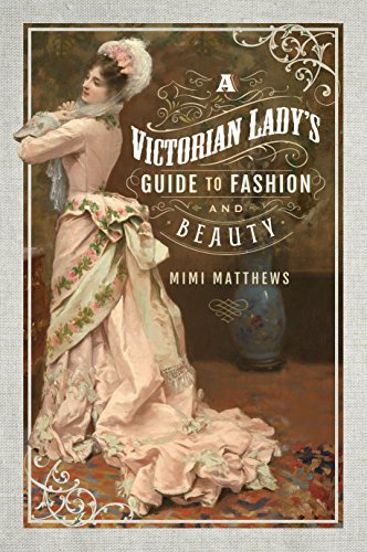 Book cover depicting a Victorian woman in a pink floral gown.
