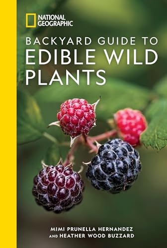 National Geographic guide to edible wild plants with berries on cover.