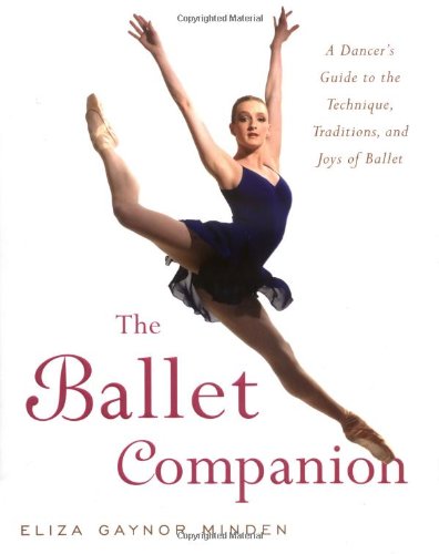 Book cover showing a ballerina leaping against a white background with title text.