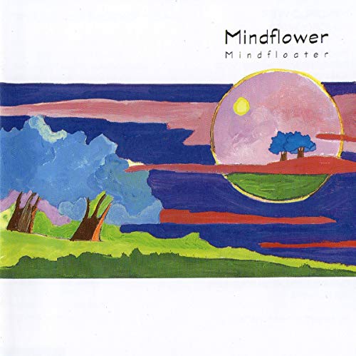 CD cover: painted landscape with trees inside a large circle.