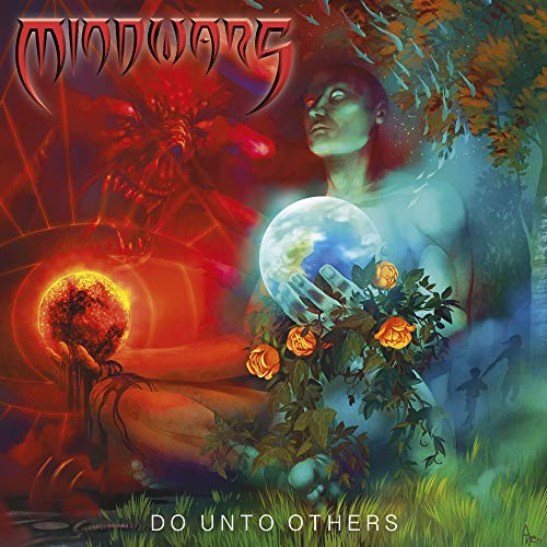 CD cover for Mindwars’ “Do Unto Others” with surreal, fantasy art.