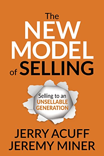 Book cover: "The New Model of Selling" by Jerry Acuff and Jeremy Miner.