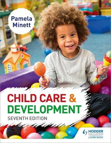 Book cover featuring a smiling child with toys, titled “Child Care & Development.”