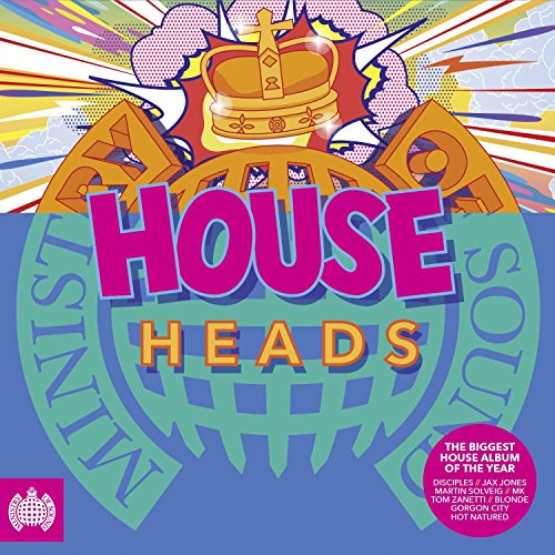 "CD cover art featuring a crown and globe with 'House Heads' text."