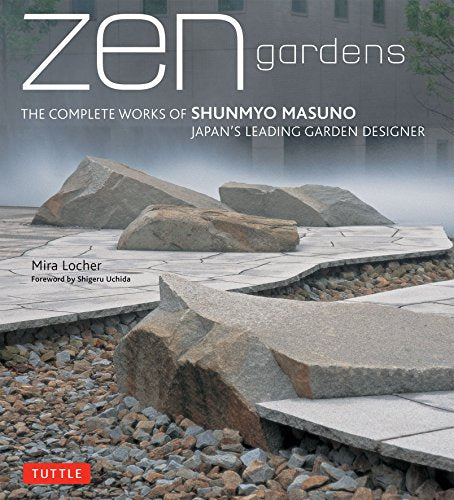 Book cover featuring a Japanese Zen garden with rocks and gravel.