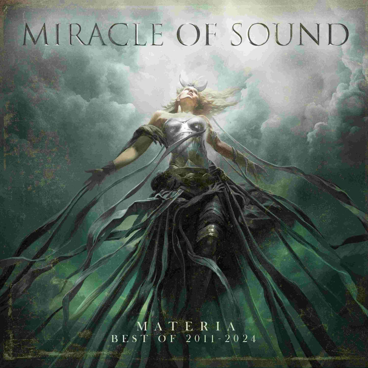 Vinyl cover art featuring a fantasy figure with flowing ribbons against a cloudy background.