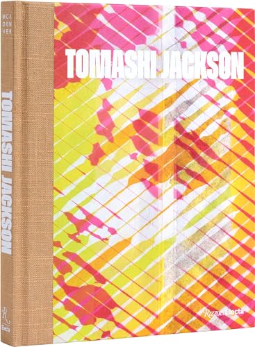 Book cover with abstract pink, yellow, and white geometric patterns.
