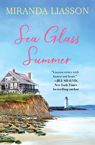 Book cover: coastal scene with a house, beach, and lighthouse.