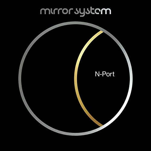 Black background with a silver and gold circular design, text "N-Port".