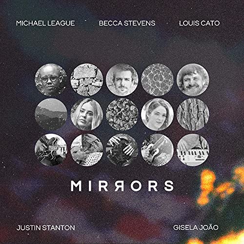 CD cover with circular portraits of musicians against a dark, textured background.