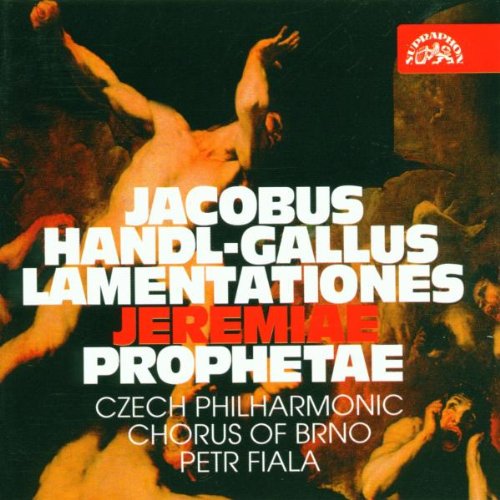 CD cover: Baroque painting of a lamenting figure, text “Lamentationes Jeremiae.”