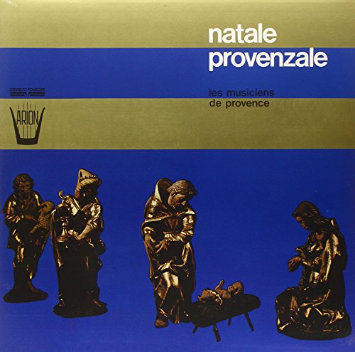 Vinyl record cover: "Natale Provenzale" with nativity scene illustration.