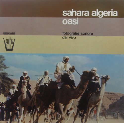 Vinyl record cover depicting a camel caravan in the Sahara desert.