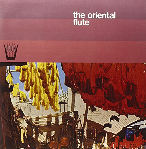 Vinyl record cover: red background, yellow and red fabric hanging outside.