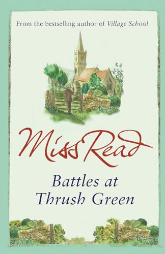 Book cover featuring a watercolor illustration of a village church and a man.