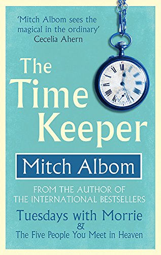 Book cover for "The Time Keeper" featuring a pocket watch.
