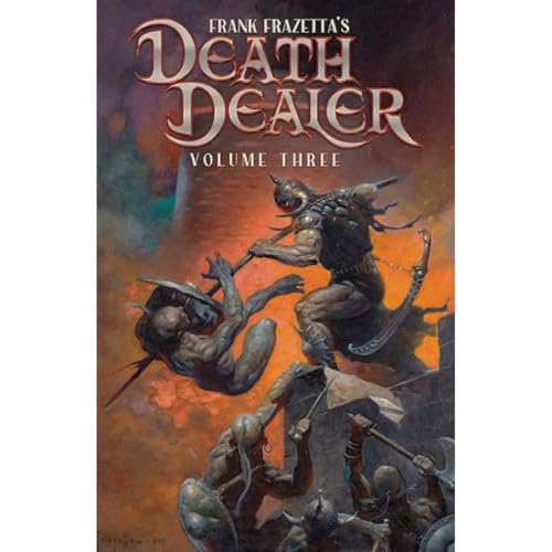 Fantasy book cover: armored warrior standing over fallen figures.