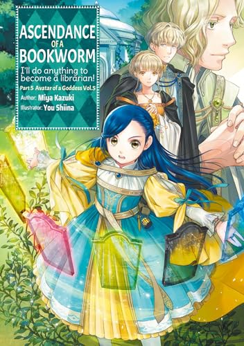 Book cover featuring anime-style characters and ornate, colorful designs.