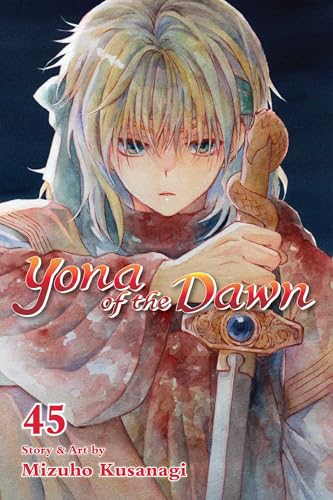 A manga cover with a young person holding a sword with a serious expression.