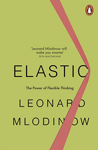 Book cover: "Elastic" by Leonard Mlodinow, with green and pink design.