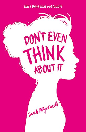 Book cover: white silhouette of a woman’s profile on bright pink.