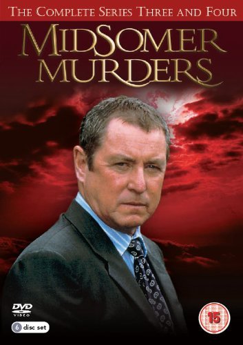 Midsomer Murders DVD cover featuring actor John Nettles in a suit.