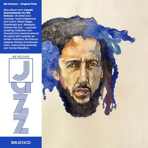 CD cover featuring a watercolor portrait of a man with dreadlocks.