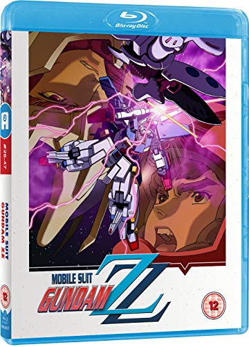 Blu-ray cover for "Mobile Suit Gundam ZZ" featuring mecha and character art.