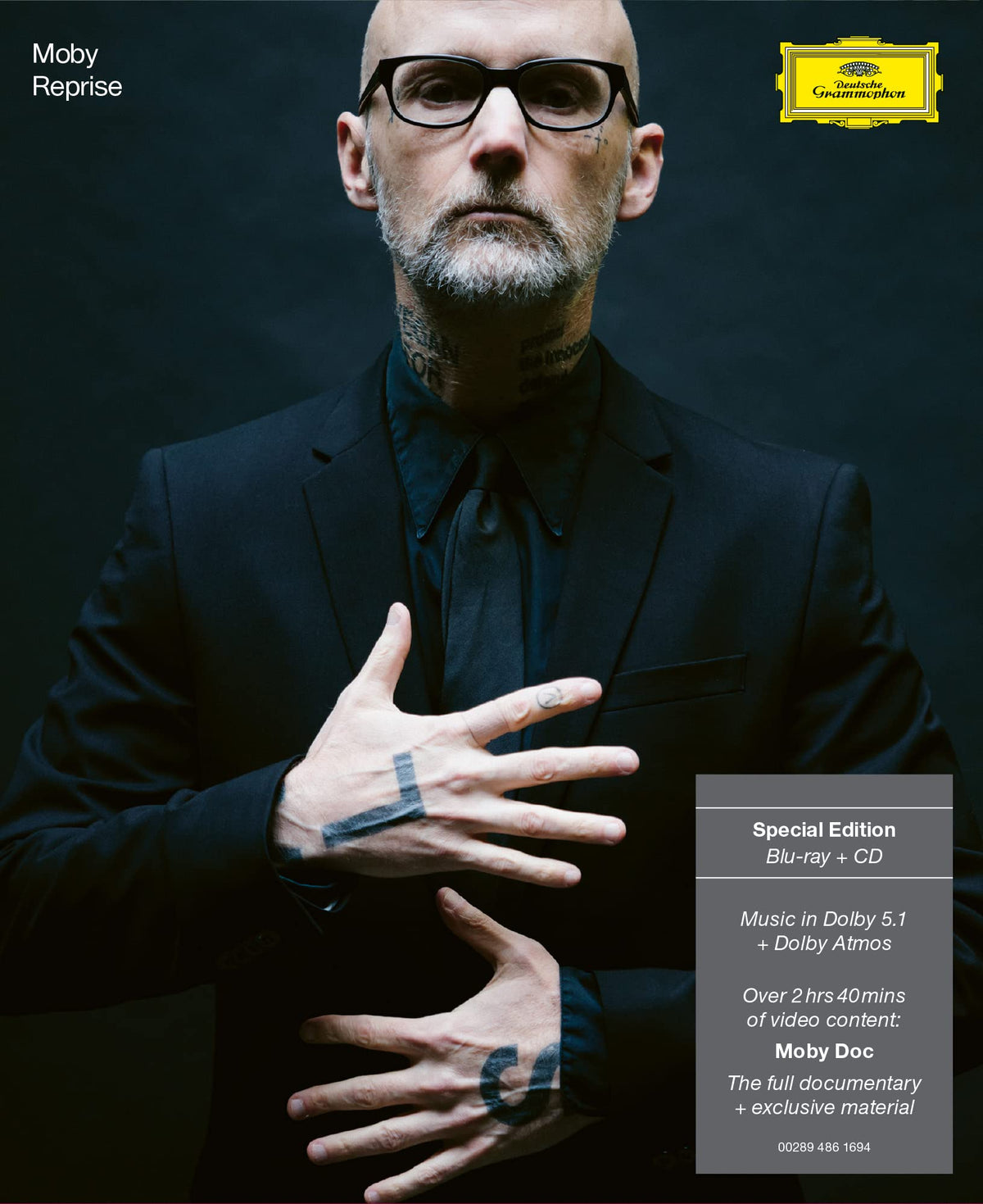 Moby “Reprise” limited edition CD boxset with artist portrait.