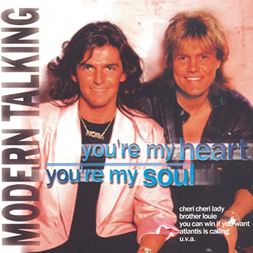 Modern Talking album cover featuring Thomas Anders and Dieter Bohlen posing together.