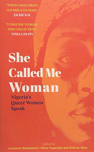 Book cover: "She Called Me Woman" featuring a close-up portrait of a woman.