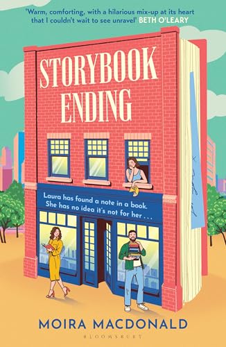 Book cover depicting a red brick building designed as an open book.