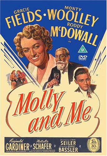 DVD cover art featuring portraits of Gracie Fields, Monty Woolley, and Roddy McDowall.