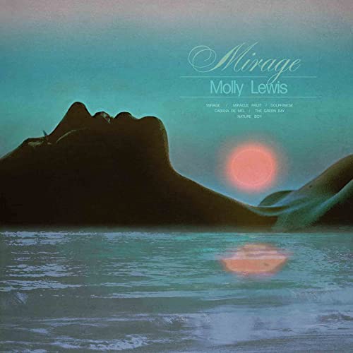 CD cover for Molly Lewis’s “Mirage” featuring a reclining figure.