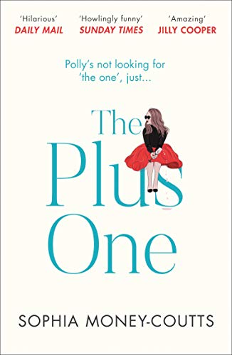 Book cover for "The Plus One" featuring a woman in a red dress.