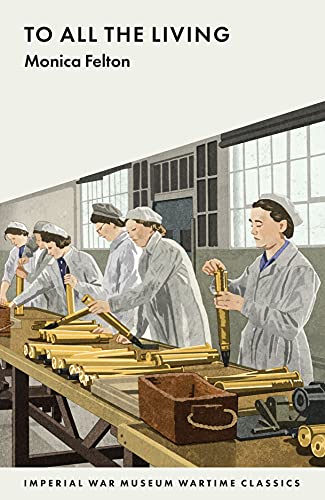 Book cover: "To All the Living" with illustration of women working.