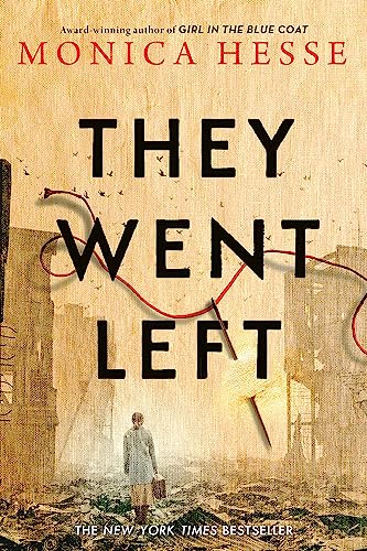 Book cover: “They Went Left” with a lone figure amidst ruins.