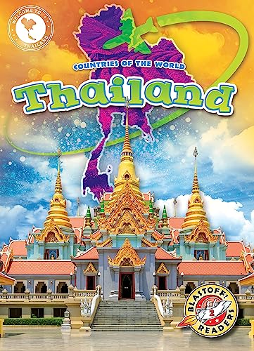 Book cover featuring ornate golden Thai temples and a map of Thailand.