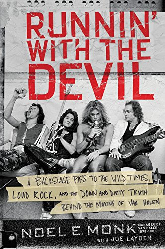 Book cover featuring a black and white photo of the band Van Halen.