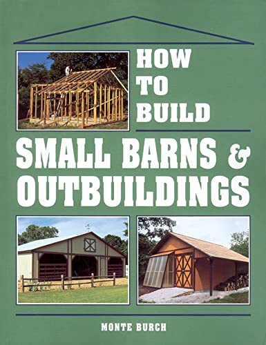 Book cover showing photos of barns and building construction guides.