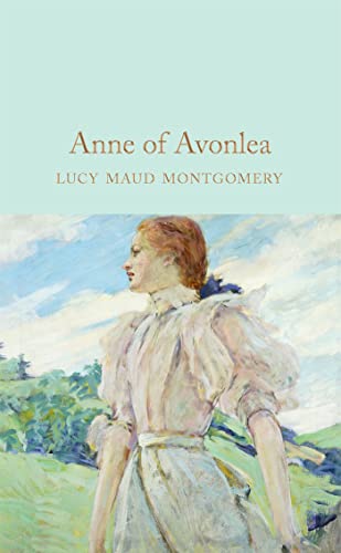 Book cover: “Anne of Avonlea” with a painting of a woman in profile.