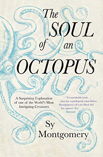 Book cover with blue octopus illustration and title The Soul of an Octopus.