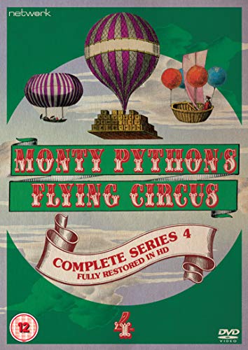 DVD cover for Monty Python’s Flying Circus Series 4, with hot air balloons.