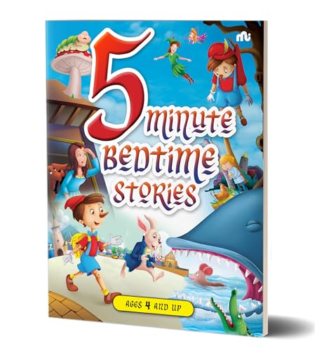 Book cover with colorful illustrations of fairytale characters and large number 5.